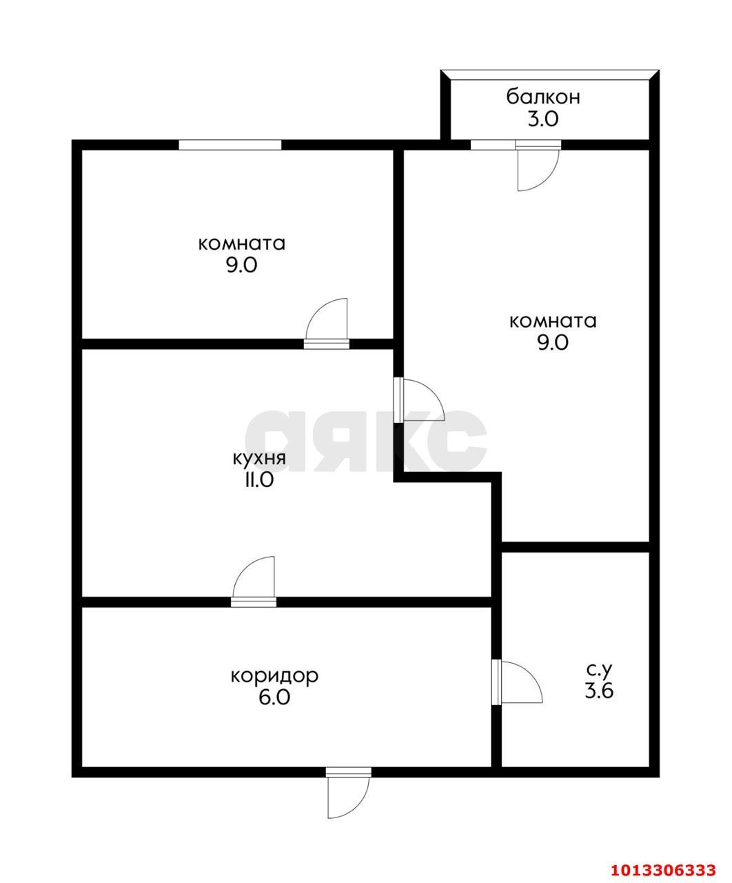 Фото №11: 2-комнатная квартира 43 м² - Краснодар, жилой комплекс Дружный, ул. Адмирала Серебрякова, 3к3