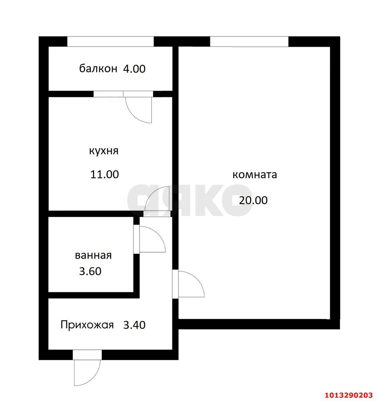 Фото №9: 1-комнатная квартира 42 м² - Краснодар, Пашковский, ул. Фадеева, 15