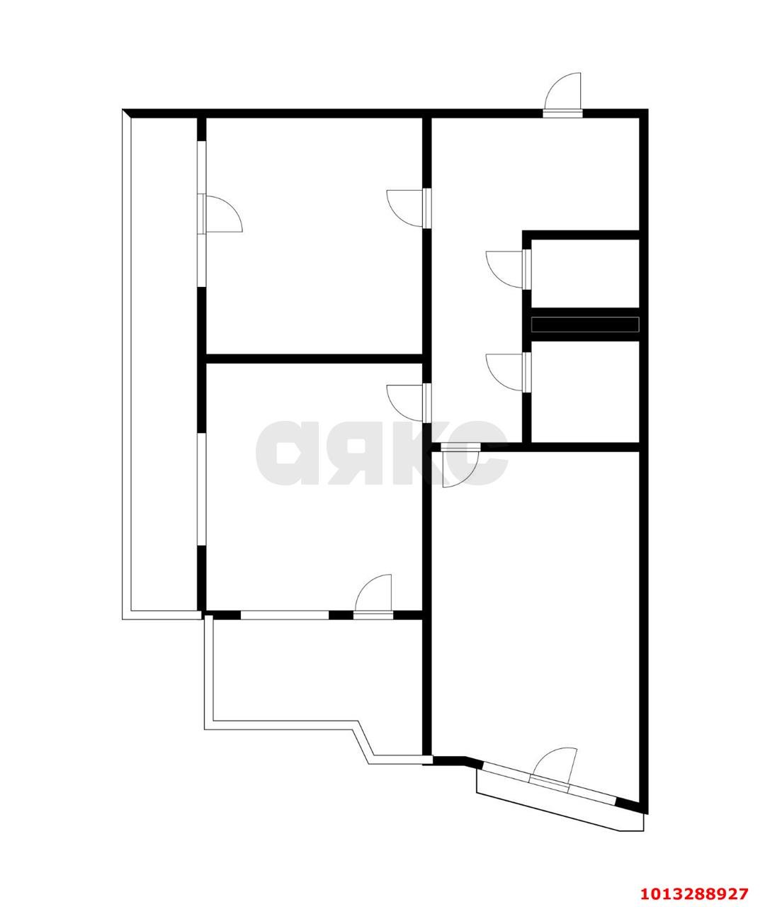 Фото №20: 2-комнатная квартира 74 м² - Краснодар, Солнечный, ул. Памяти Чернобыльцев, 1