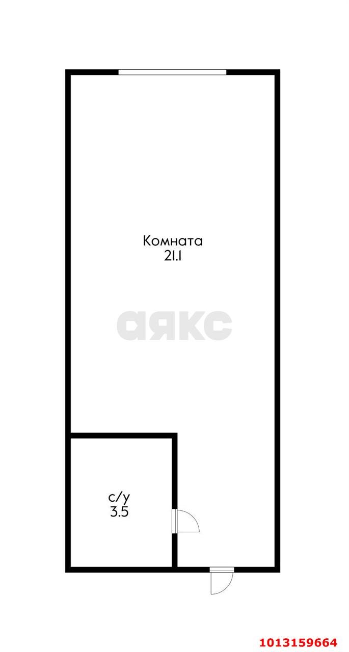 Фото №5: Студия 24 м² - Российский, жилой комплекс София, ул. Куликова Поля, 17