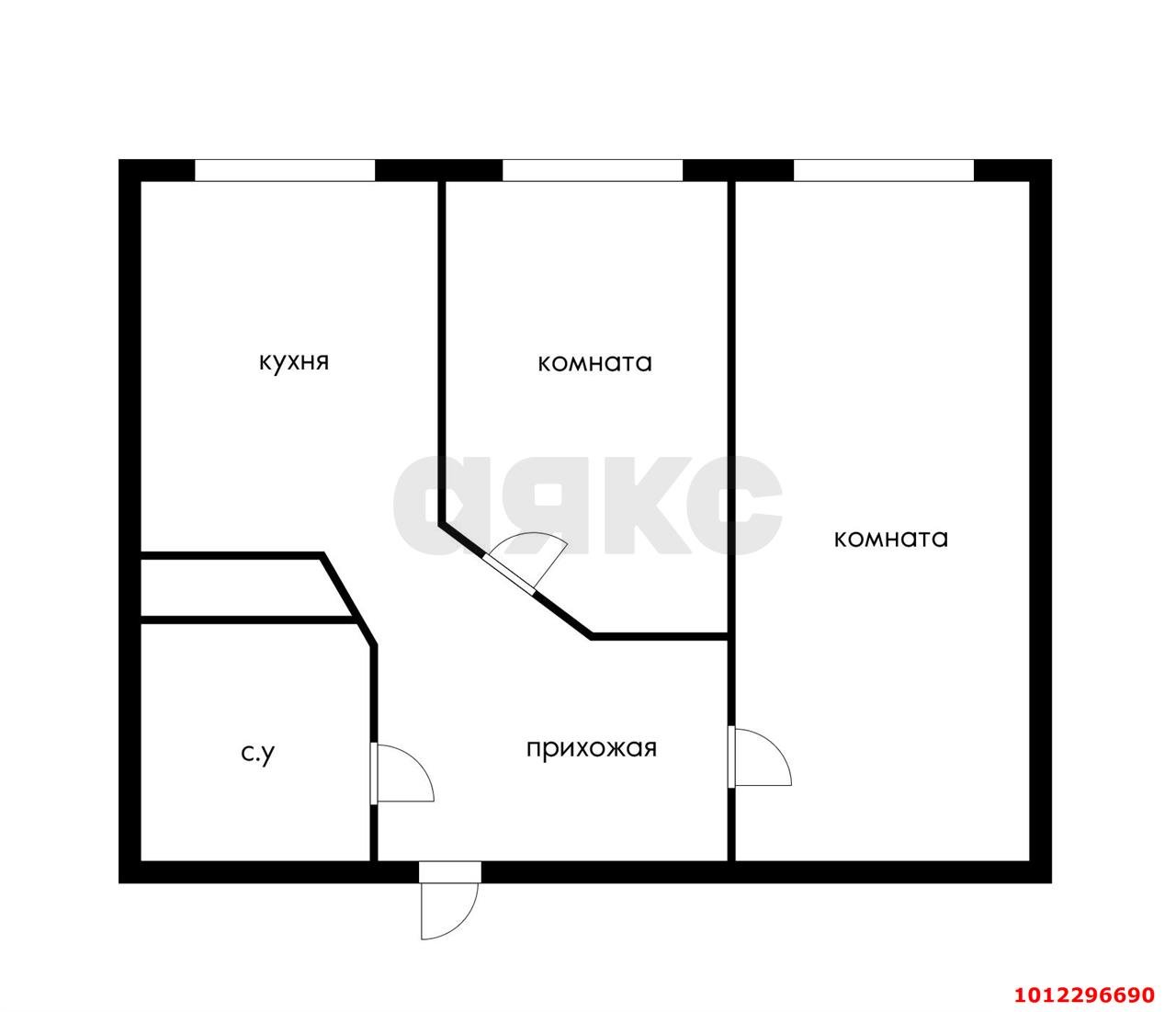 Фото №1: 2-комнатная квартира 61 м² - Краснодар, имени Петра Метальникова, ул. Петра Метальникова, 5