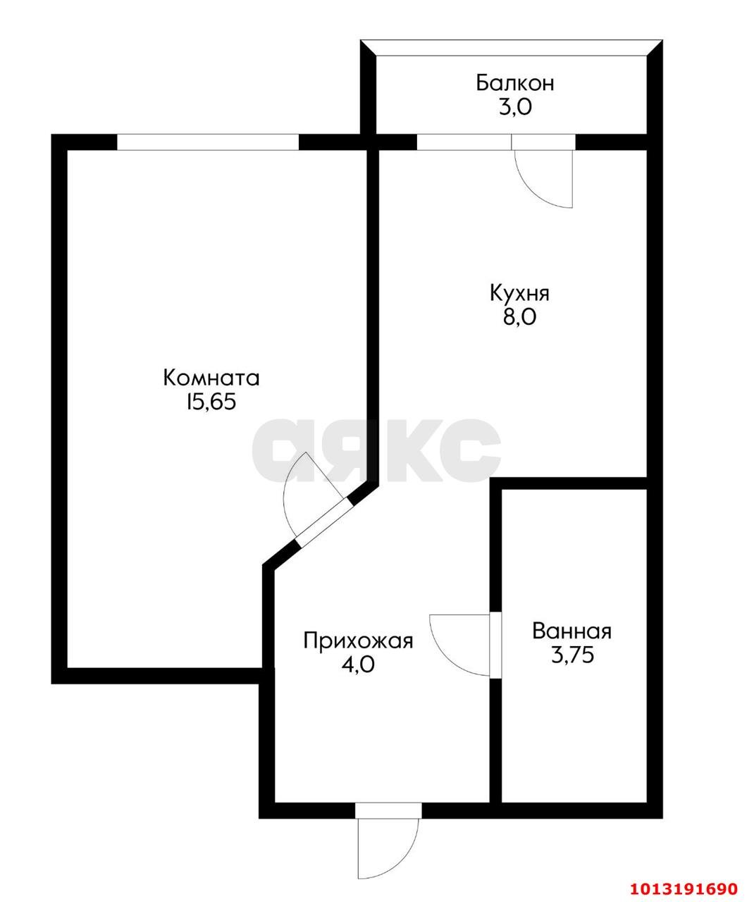 Фото №14: 1-комнатная квартира 33 м² - Краснодар, жилой комплекс Светлый, ул. Московская, 144к1