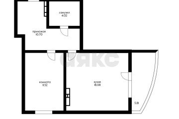 Фото №2: 1-комнатная квартира 50 м² - Краснодар, мкр. Достояние, ул. Григория Булгакова, 11А