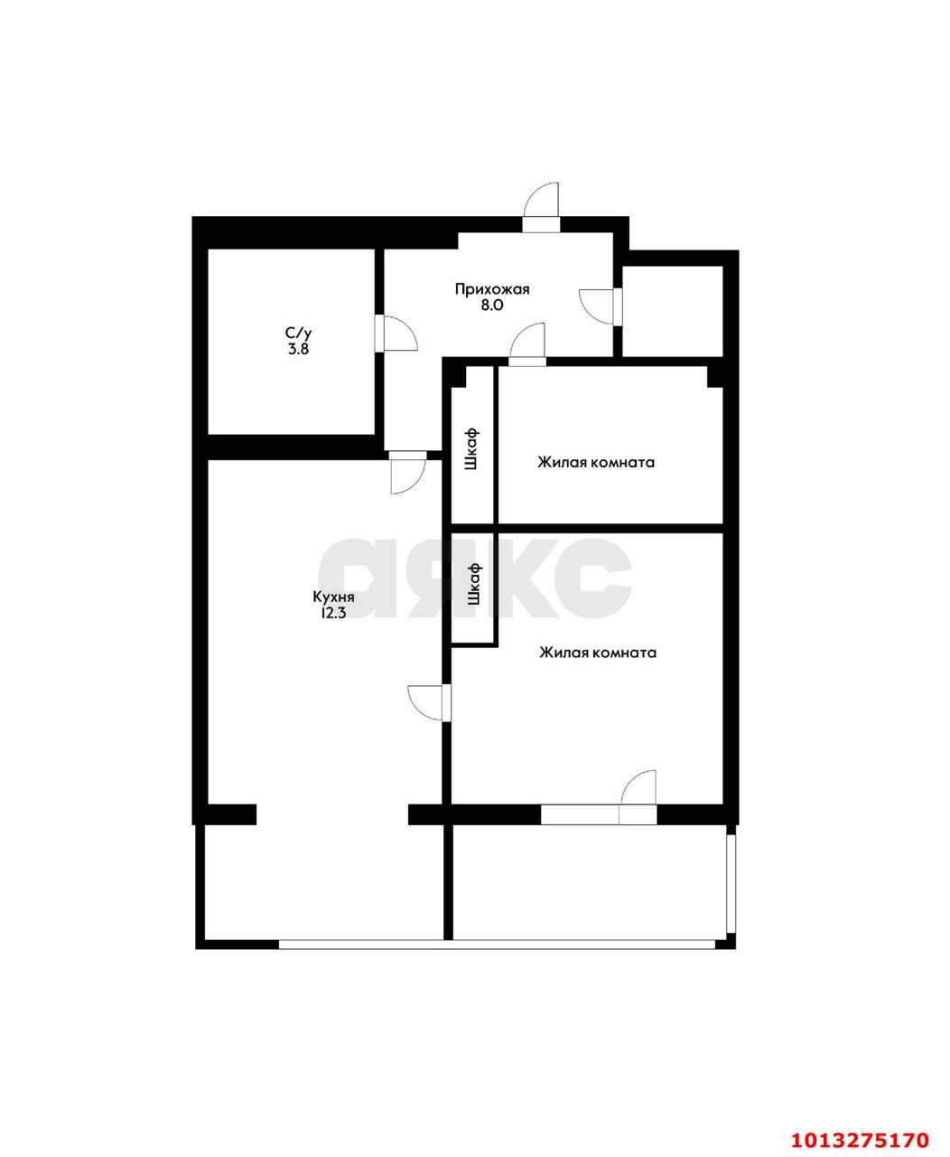 Фото №16: 1-комнатная квартира 51 м² - Краснодар, жилой комплекс Элегант, ул. Старокубанская, 137к2