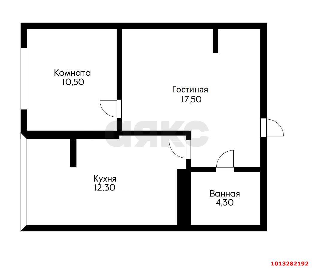 Фото №11: 1-комнатная квартира 42 м² - Краснодар, жилой комплекс Сказка Град, ул. имени В.Н. Мачуги, 166А