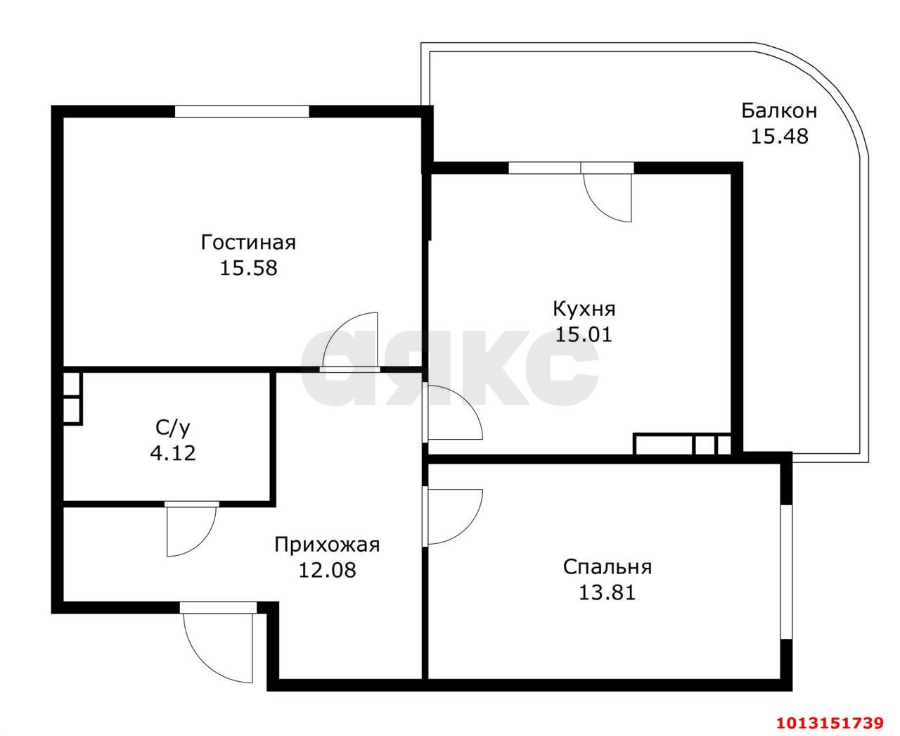 Фото №7: 2-комнатная квартира 66 м² - Краснодар, Достояние, ул. Конгрессная, 33