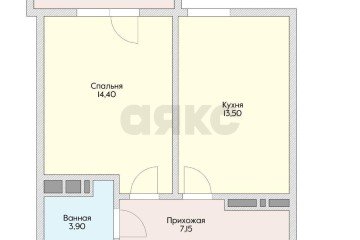 Фото №3: 1-комнатная квартира 42 м² - Краснодар, мкр. жилой комплекс Атмосфера, ул. Московская, 125к2