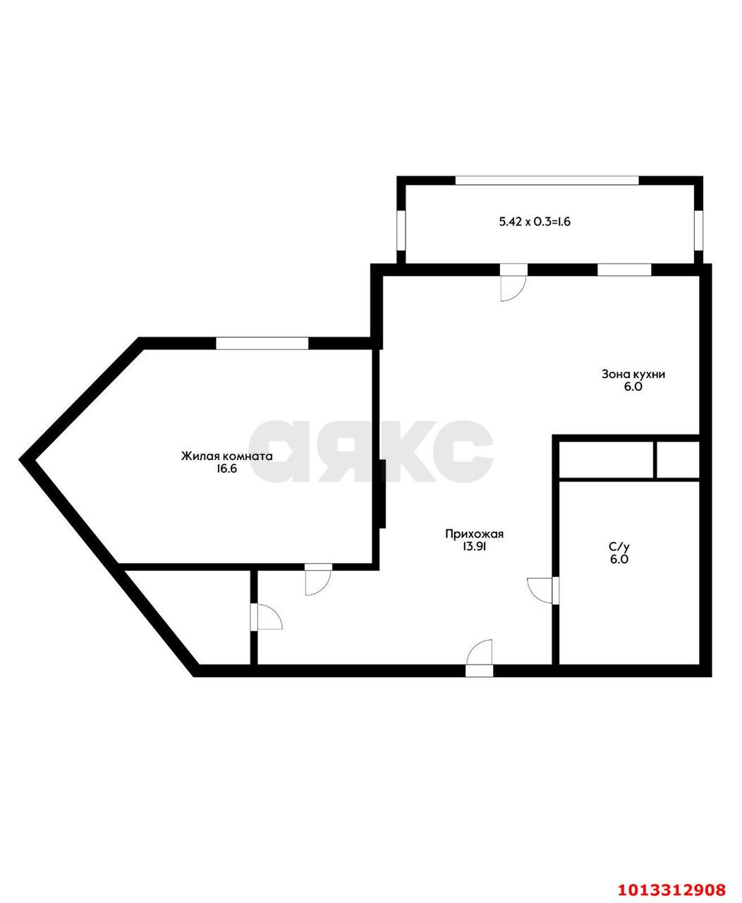 Фото №19: 2-комнатная квартира 52 м² - Краснодар, жилой комплекс Зеленодар, ул. 3-я Трудовая, 1/3