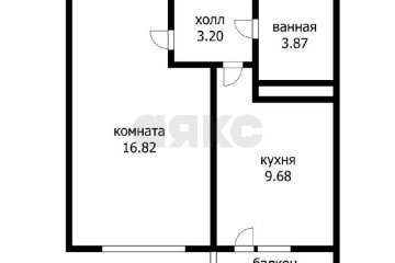 Фото №2: 1-комнатная квартира 34 м² - Краснодар, мкр. Музыкальный, ул. Российская, 257/7лит1