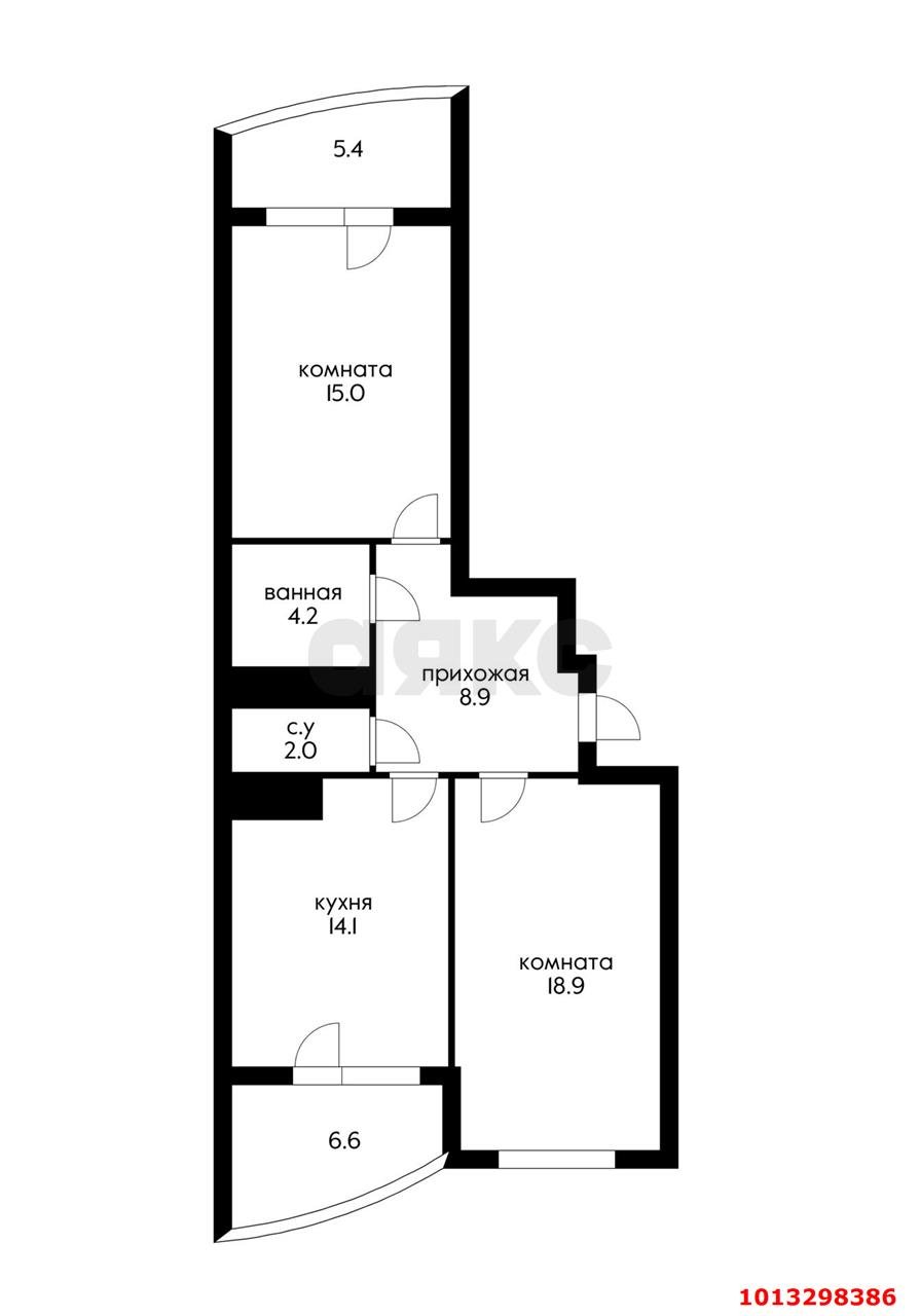 Фото №16: 2-комнатная квартира 74 м² - Краснодар, Кожзавод, ул. Минская, 118/2