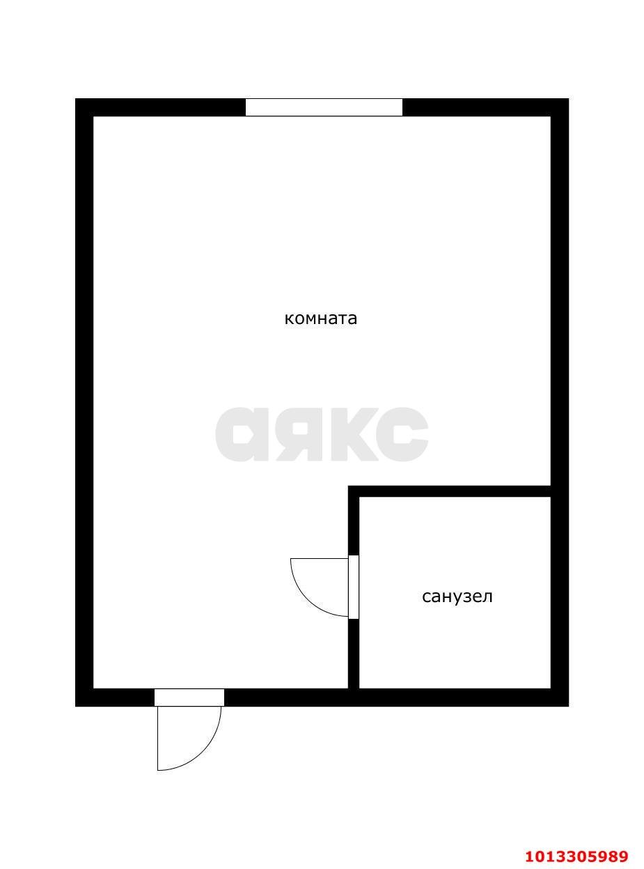 Фото №12: 1-комнатная квартира 19 м² - Краснодар, Славянский, ул. Красных Партизан, 107