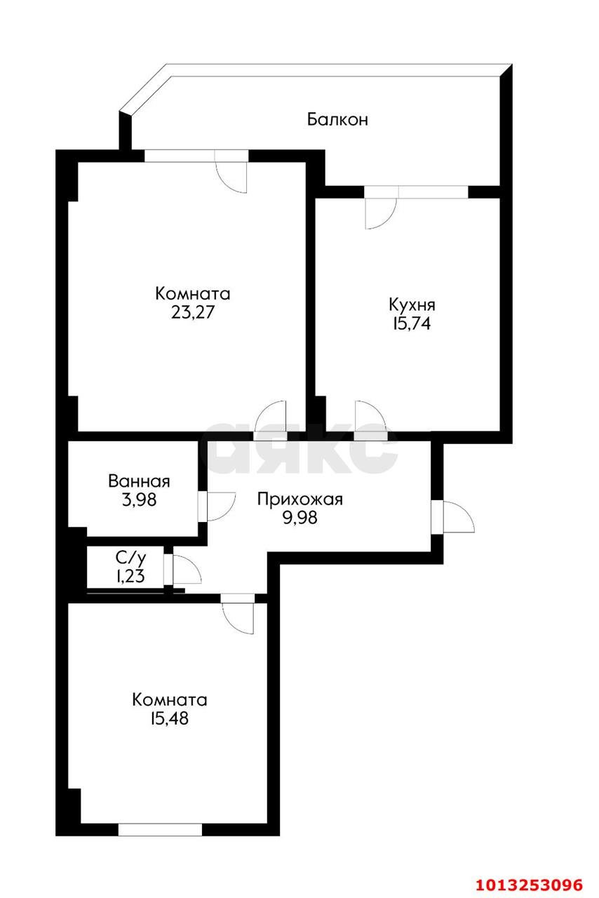 Фото №16: 2-комнатная квартира 80 м² - Краснодар, Фестивальный, 