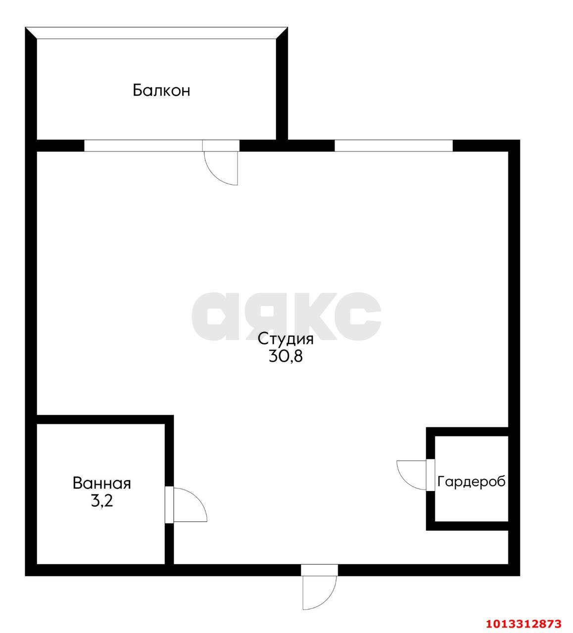 Фото №14: Студия 34 м² - Яблоновский, 