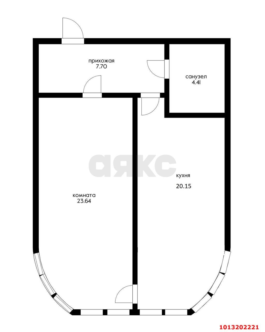 Фото №15: 1-комнатная квартира 58 м² - Краснодар, жилой комплекс Краснодар Сити, 