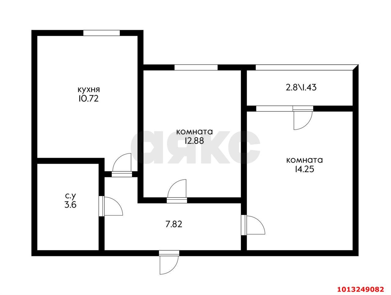 Фото №10: 2-комнатная квартира 50 м² - Краснодар, Карасунский внутригородской округ, ул. Владимира Жириновского, 1к8