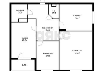 Фото №5: 3-комнатная квартира 70 м² - Краснодар, мкр. Достояние, 