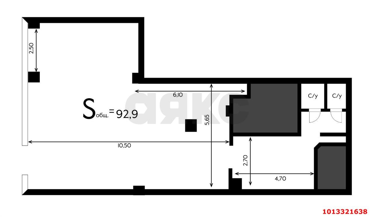 Фото №5: Торговое помещение 93 м² - Краснодар, Центральный, ул. Коммунаров, 268