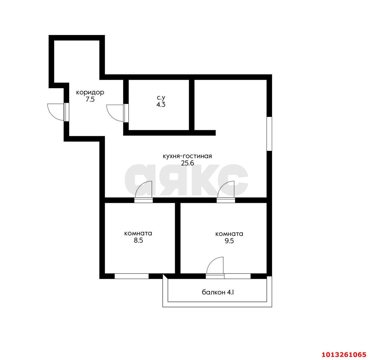 Фото №6: 2-комнатная квартира 55 м² - Краснодар, жилой комплекс Перспектива, ул. им. Героя Сарабеева В.И., 7