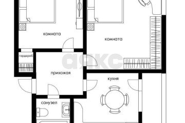 Фото №4: 2-комнатная квартира 52 м² - Краснодар, мкр. жилой комплекс Самолёт-4, ул. Ивана Беличенко, 95к1