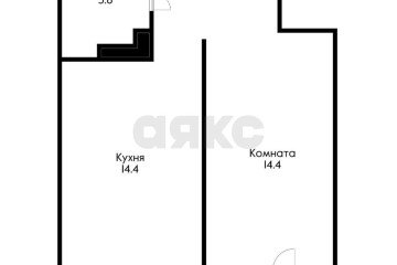 Фото №4: 1-комнатная квартира 44 м² - Краснодар, мкр. жилой комплекс Новелла, ул. Питерская, 40