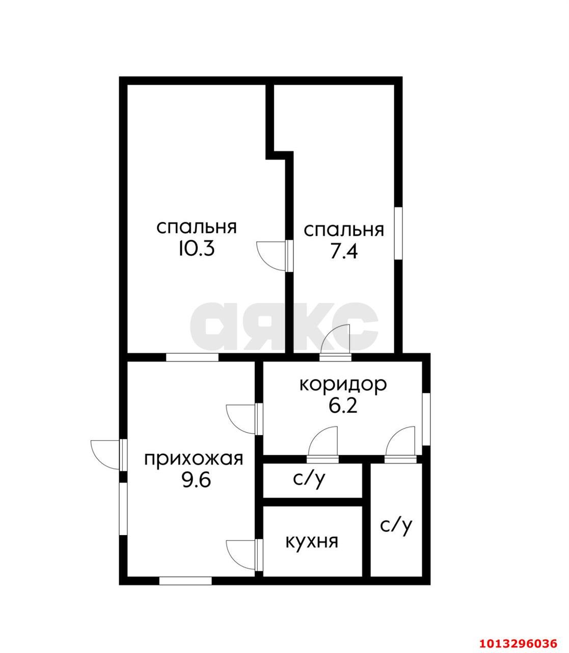 Фото №11: Часть дома 67&nbsp;м² + 2&nbsp;сот., 1&nbsp;эт. - Краснодар, Западный внутригородской округ, мкр. Кожзавод, ул. Володи Головатого, 61
