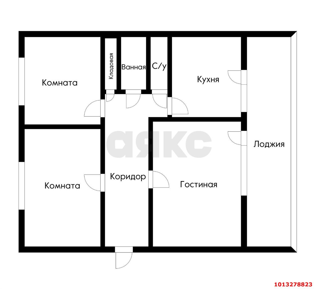 Фото №13: 3-комнатная квартира 63 м² - Берёзовый, Витаминкомбинат, ул. Новосельская, 11