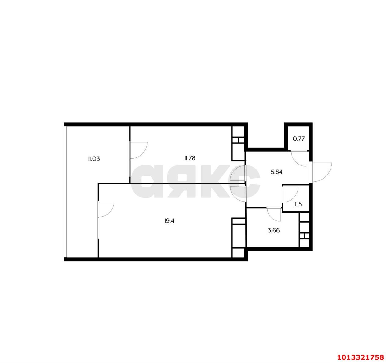 Фото №7: 1-комнатная квартира 54 м² - Краснодар, жилой комплекс Парусная Регата, ул. Автолюбителей, 1Д