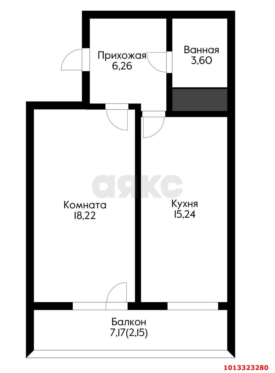 Фото №12: 2-комнатная квартира 51 м² - Краснодар, Гидростроителей, ул. Снесарева, 10/1