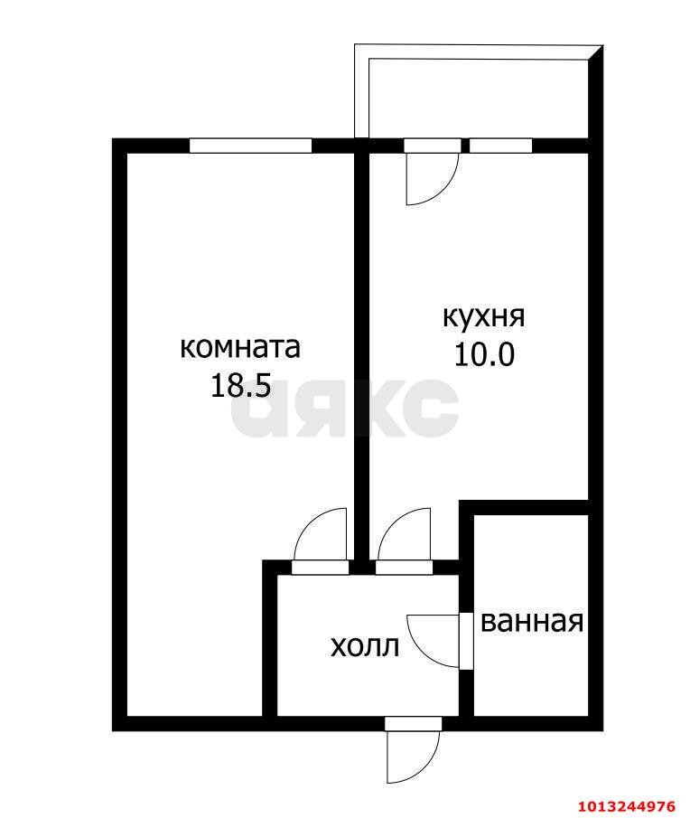 Фото №6: 1-комнатная квартира 40 м² - Краснодар, Музыкальный, ул. имени С.В. Рахманинова, 36