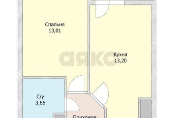 Фото №4: 1-комнатная квартира 34 м² - Краснодар, мкр. имени Петра Метальникова, ул. Петра Метальникова, 36