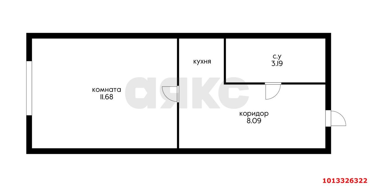 Фото №5: Студия 23 м² - Краснодар, Учхоз Кубань, ул. Красная, 10