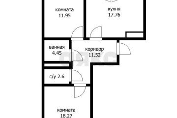 Фото №5: 2-комнатная квартира 66 м² - Краснодар, мкр. Школьный, ул. Школьная, 1