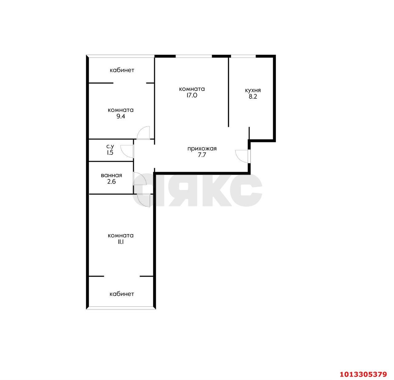 Фото №14: 3-комнатная квартира 70 м² - Краснодар, Табачная Фабрика, ул. Ипподромная, 49