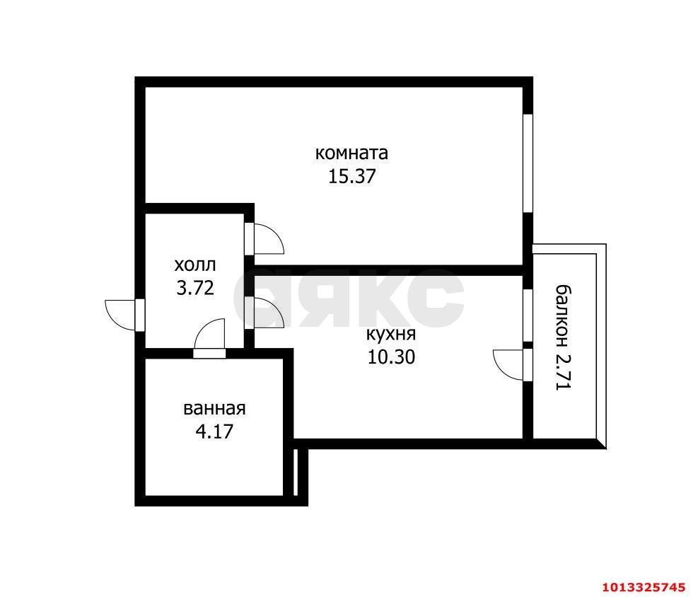 Фото №12: 1-комнатная квартира 36 м² - Краснодар, жилой комплекс Нeo-квартал Красная Площадь, ул. Конгрессная, 23