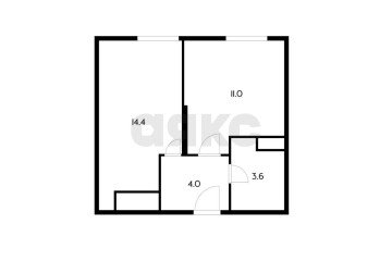 Фото №4: 1-комнатная квартира 32 м² - Новая Адыгея, мкр. жилой комплекс Баланс, ул. Береговая, 1к3