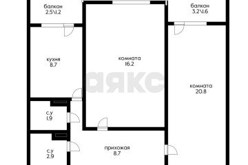 Фото №1: 2-комнатная квартира 65 м² - Краснодар, мкр. жилой комплекс Победный, ул. Евгении Жигуленко, 13