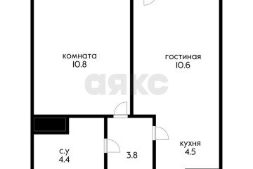 Фото №4: 1-комнатная квартира 37 м² - Краснодар, мкр. жилой комплекс Ракурс, ул. имени Героя Ростовского, 8к1