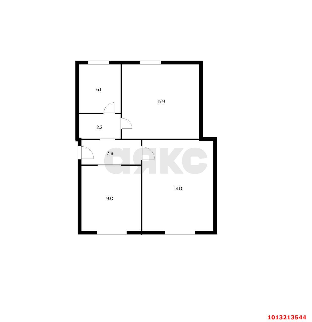 Фото №10: 2-комнатная квартира 51 м² - Краснодар, Центральный, ул. Митрофана Седина, 2