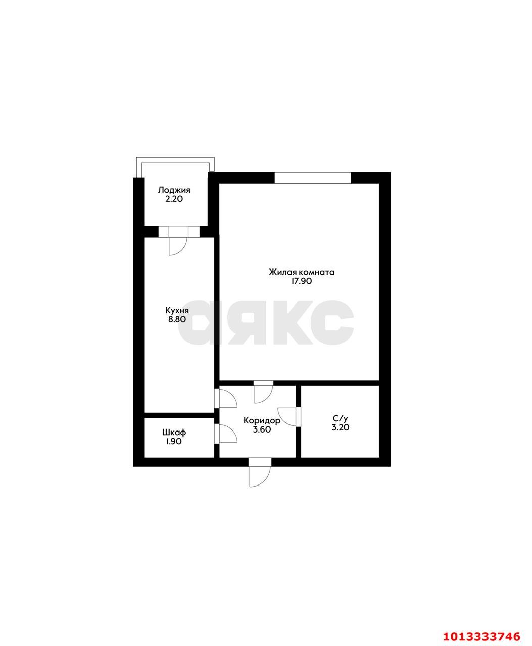 Фото №10: 1-комнатная квартира 36 м² - Краснодар, Фестивальный, ул. имени Тургенева, 172