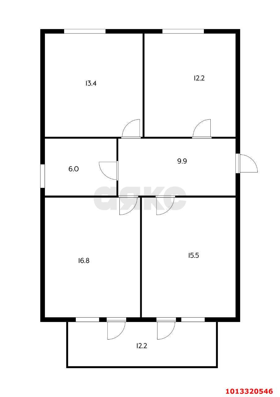 Фото №15: Дом 77 м² + 5.04 сот. - Старокорсунская, Карасунский внутригородской округ, пер. Вишнёвый, 30