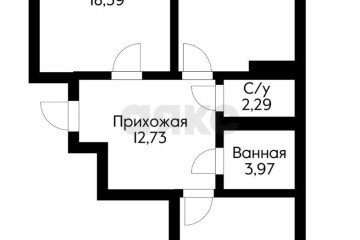 Фото №5: 2-комнатная квартира 80 м² - Краснодар, мкр. Солнечный, ул. Казбекская, 17