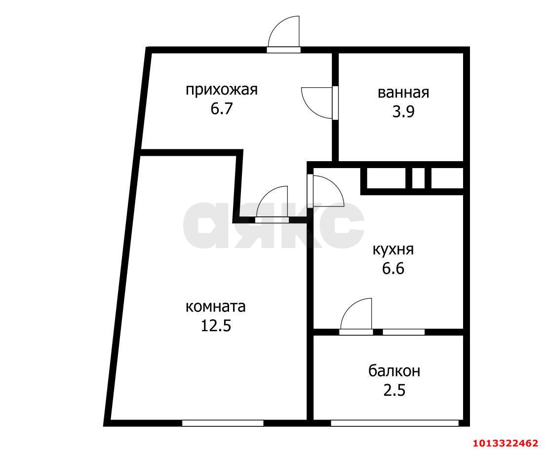 Фото №12: 1-комнатная квартира 29 м² - Краснодар, жилой комплекс Фонтаны, ул. Воронежская, 47Д