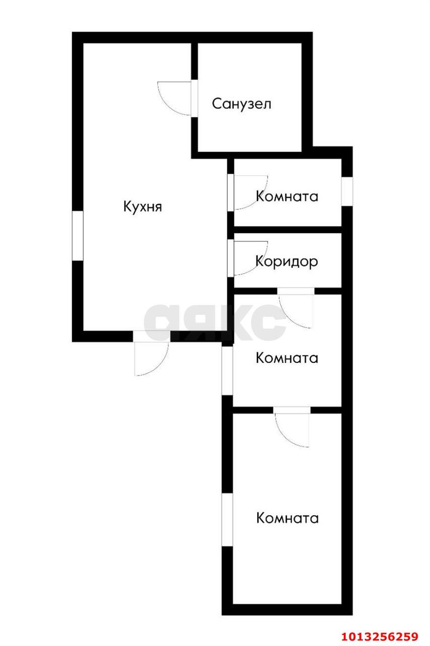 Фото №9: Часть дома 59 м² + 2 сот. - Краснодар, Пашковский, ул. Евдокии Бершанской, 347/4