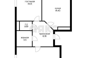 Фото №2: 2-комнатная квартира 60 м² - Краснодар, мкр. жилой комплекс Архитектор, 