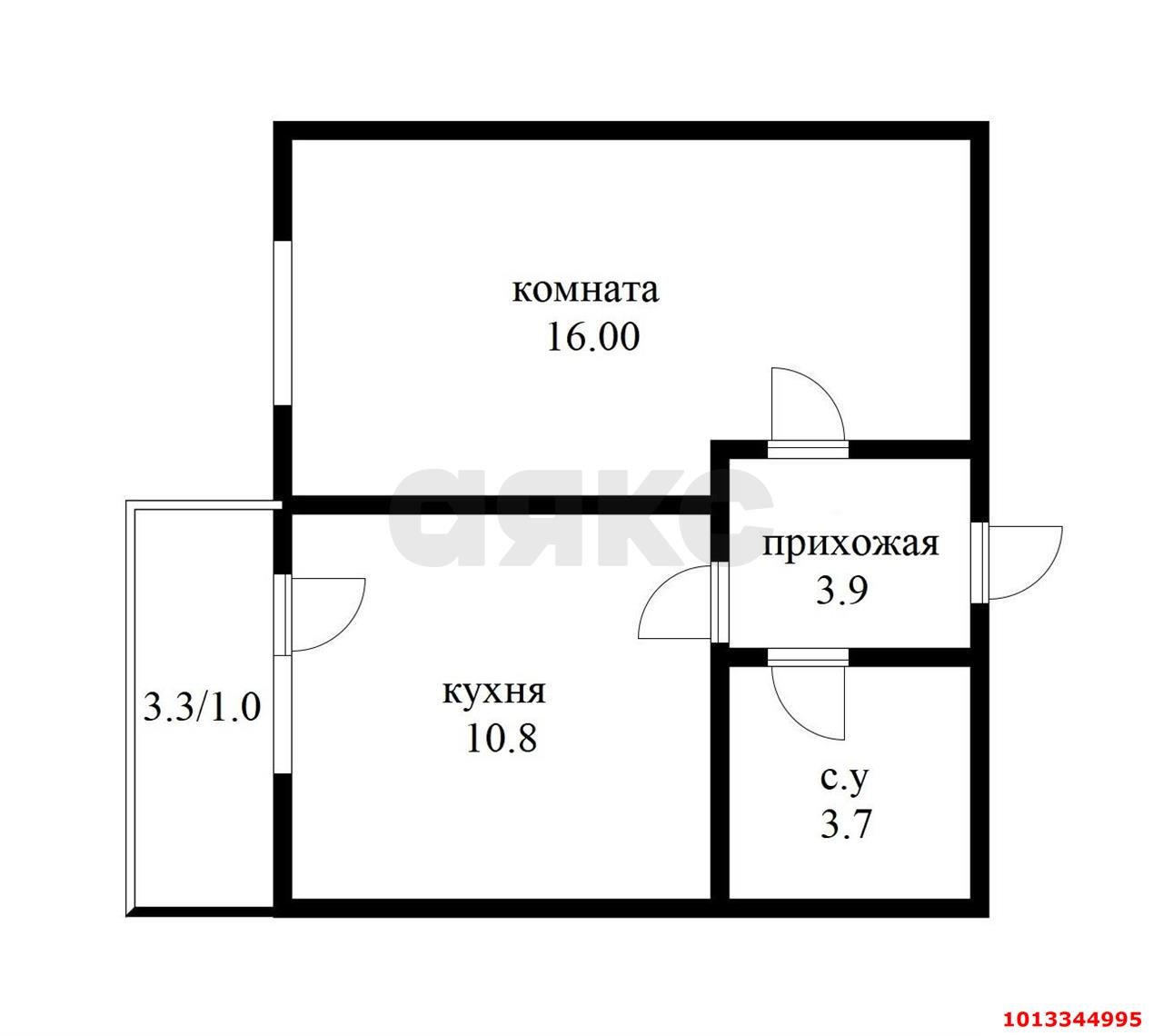 Фото №8: 1-комнатная квартира 35 м² - Краснодар, Прикубанский внутригородской округ, ул. Круговая, 4/1