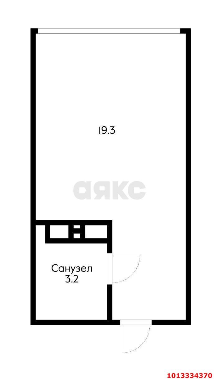 Фото №2: Студия 22 м² - Краснодар, Догма Парк, ул. Марины Цветаевой, 1