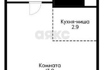 Фото №5: Студия 24 м² - Краснодар, мкр. жилой комплекс Дыхание, ул. Лётчика Позднякова, 2к10