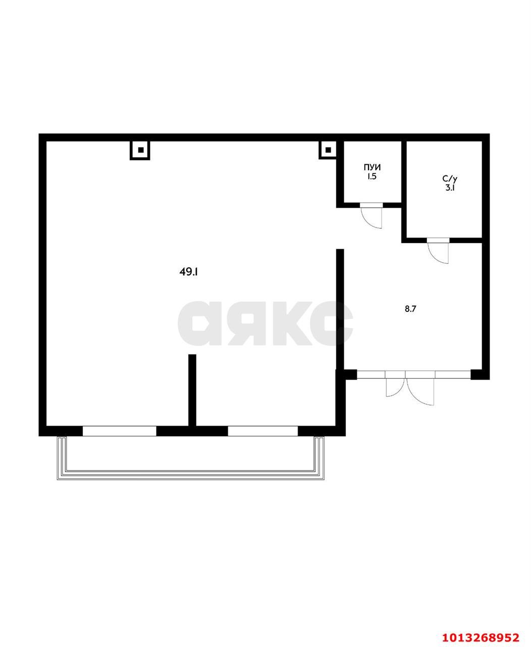 Фото №9: Торговое помещение 50 м² - Краснодар, жилой комплекс Ракурс, ул. имени Героя Ростовского, 8к3