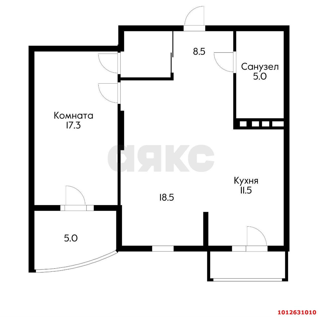 Фото №11: 2-комнатная квартира 69 м² - Краснодар, Любимово, 2