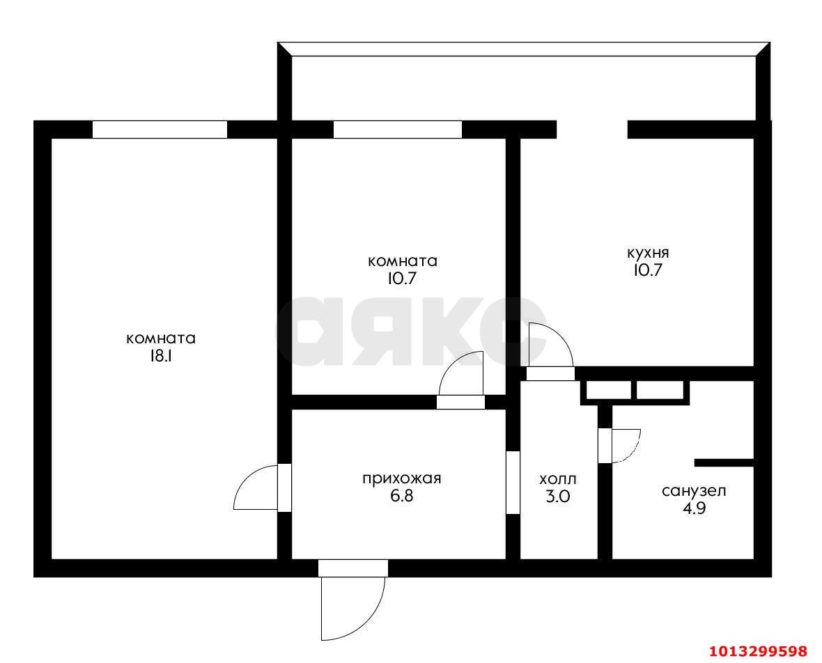 Фото №19: 2-комнатная квартира 62 м² - Краснодар, Гидростроителей, ул. Невкипелого, 12